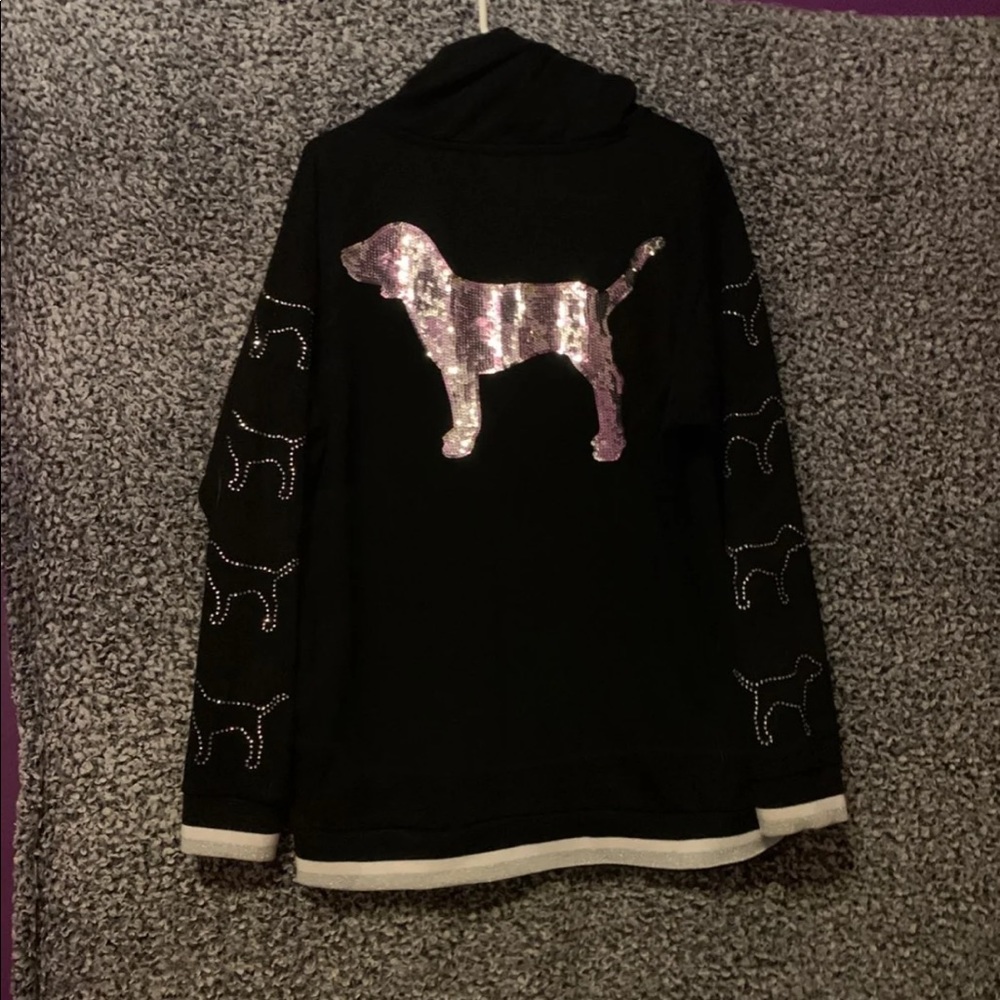 PINK Bling Quarter Zip